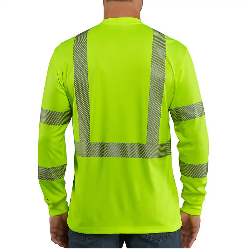 Carhartt Force Hi-Vis Long Sleeve T-Shirt, Class 3 – 100496-323 - Image 2