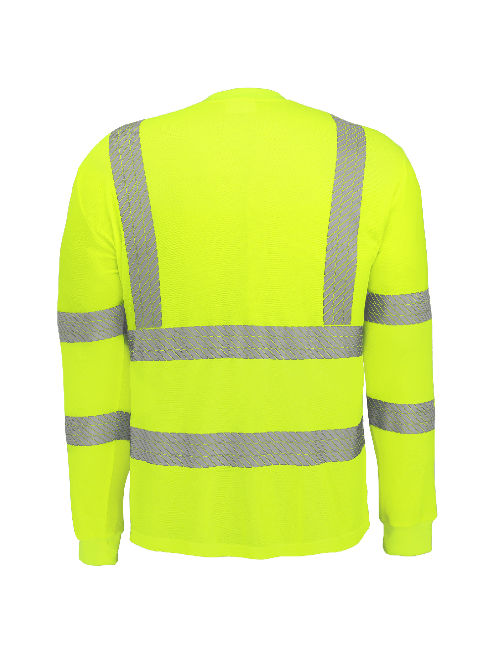 FrogWear® HV Premium High-Performance Self-Wicking Bamboo/Polyester Long-Sleeved Shirt – GLO-217LS - Image 2