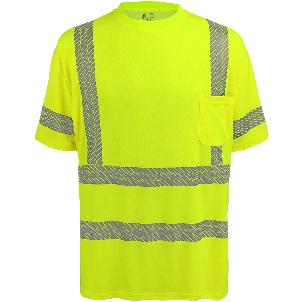 Global Glove – High Visibility Premium Self-Wicking Bamboo/Polyester Short-Sleeved Shirt – GLO-217