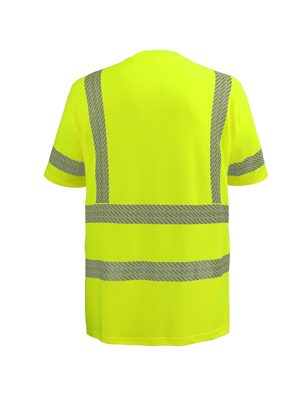 Global Glove – High Visibility Premium Self-Wicking Bamboo/Polyester Short-Sleeved Shirt – GLO-217 - Image 2