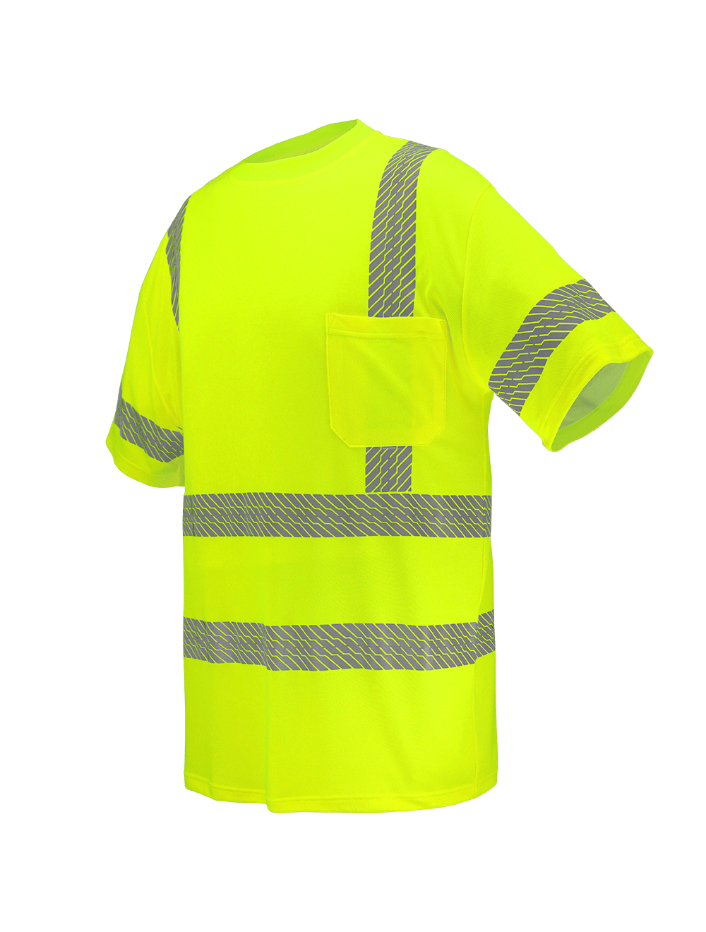 Global Glove – High Visibility Premium Self-Wicking Bamboo/Polyester Short-Sleeved Shirt – GLO-217 - Image 3
